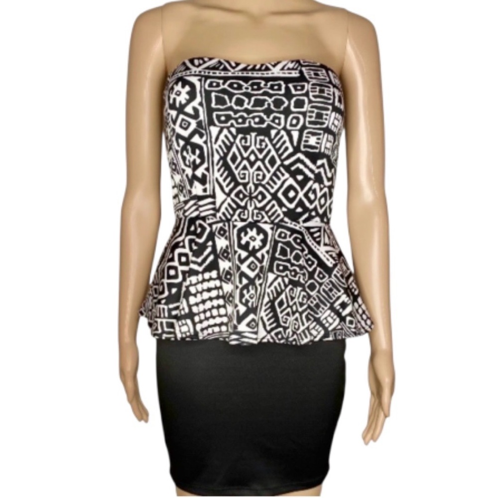Madrag strapless party dress Jr size S